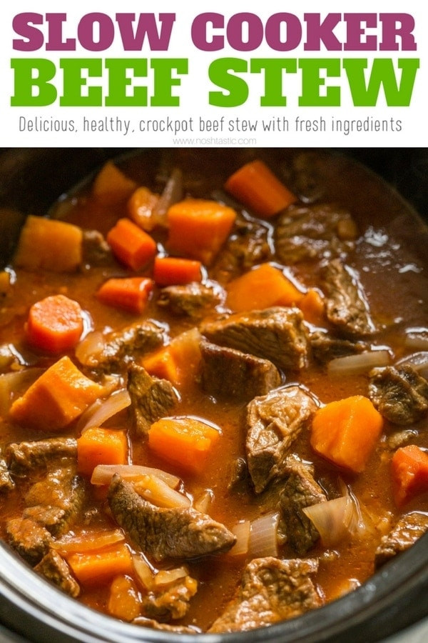 Calories In Beef Stew
 Slow Cooker Beef Stew Noshtastic