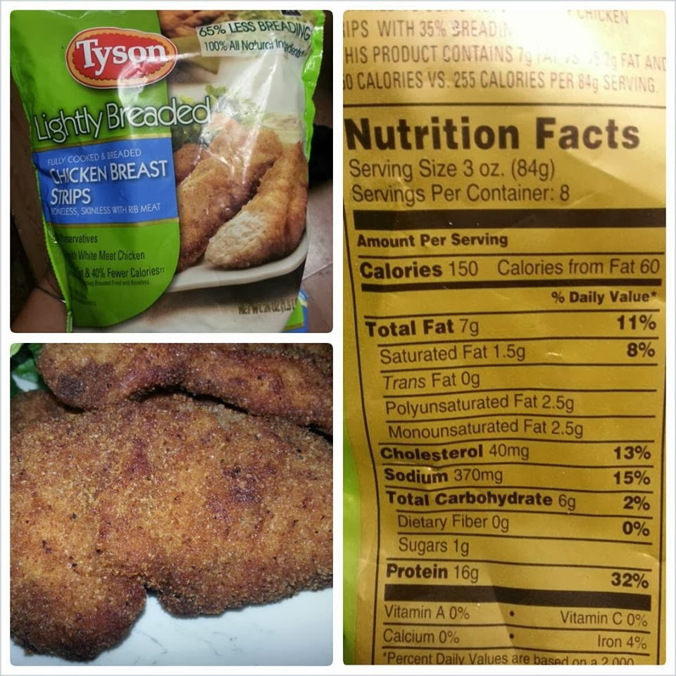 Calories In Chicken Tenders
 Tyson Nutrition Data Nutrition Ftempo