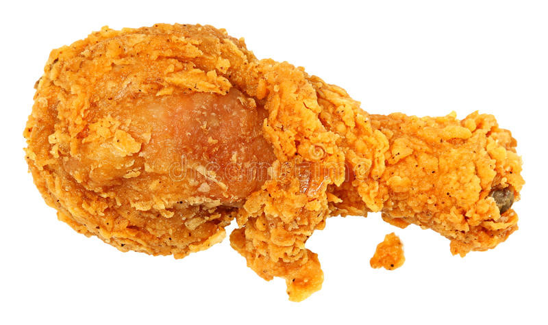 Calories In Fried Chicken Leg
 Crispy Fried Chicken Leg Over White Stock Image