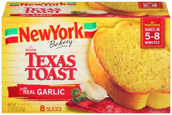 Calories In Garlic Bread
 New York Brand Bakery The Original Texas Toast with Real