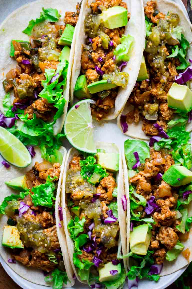 Calories In Ground Chicken
 20 minute ground chicken tacos with poblanos Healthy