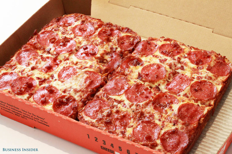 Calories In Little Caesars Pepperoni Pizza
 Little Caesars bacon pizza crust review Business Insider