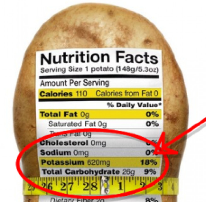 Calories In One Potato
 Potatoes good for your heart