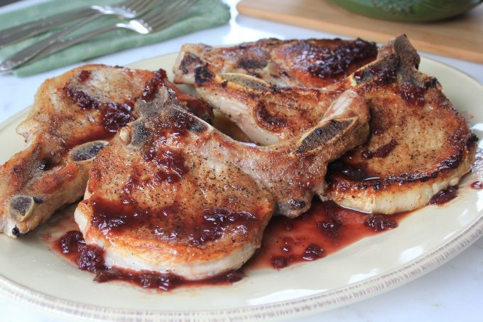 Calories In Pork Chops
 Pork Chops with Port Wine Sauce Dinner in 20 Minutes and