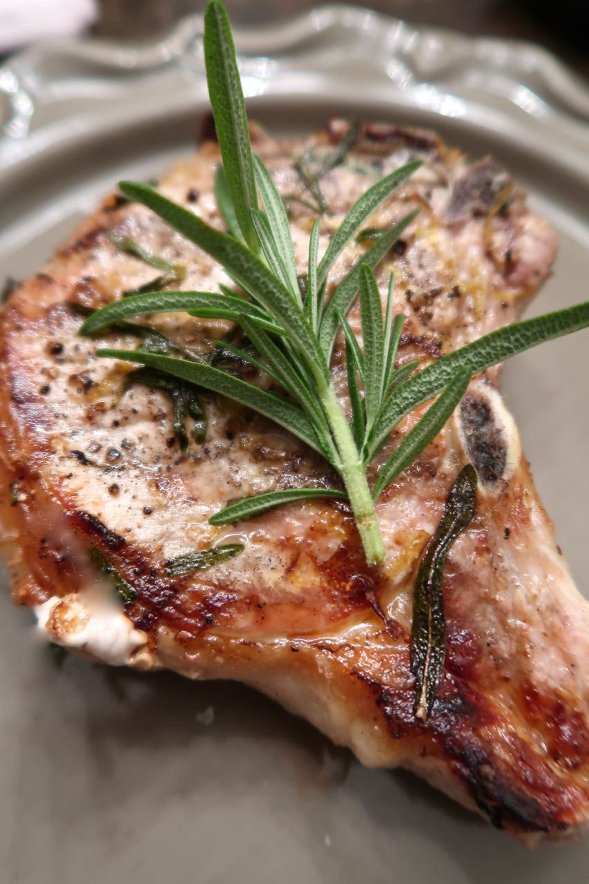 Calories In Pork Chops
 Scrumpdillyicious Grilled Pork Chops with Rosemary