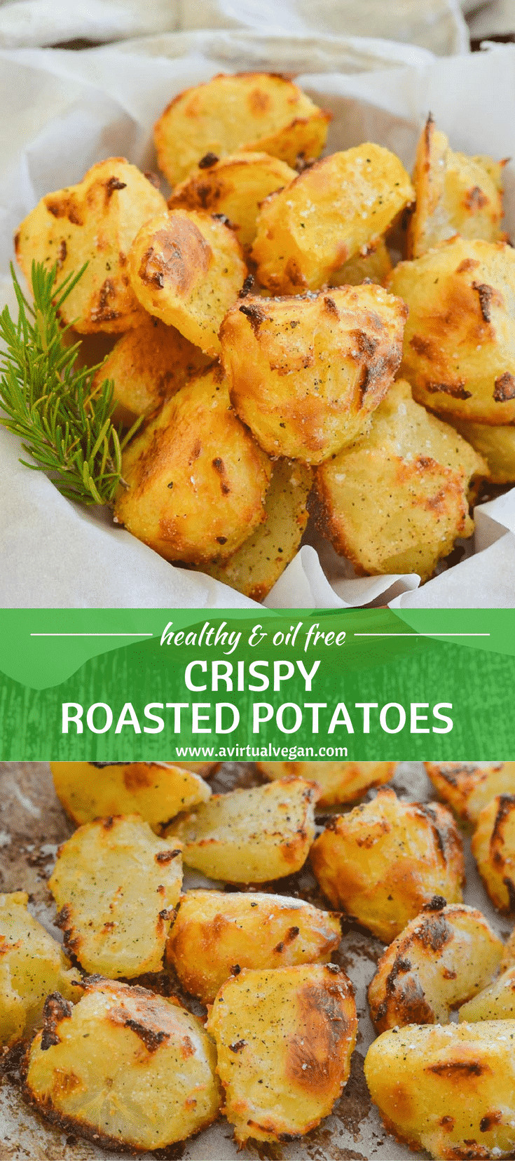 Calories In Roasted Potatoes
 Healthy No Oil Crispy Roasted Potatoes A Virtual Vegan