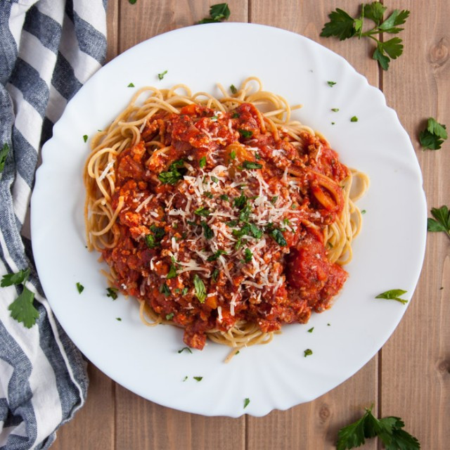 Calories In Spaghetti With Meat Sauce
 calories in spaghetti sauce with lean ground beef