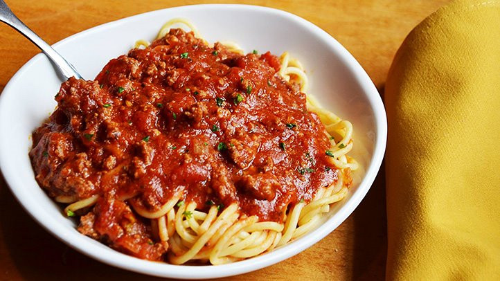 Calories In Spaghetti With Meat Sauce
 calories in spaghetti and meat sauce