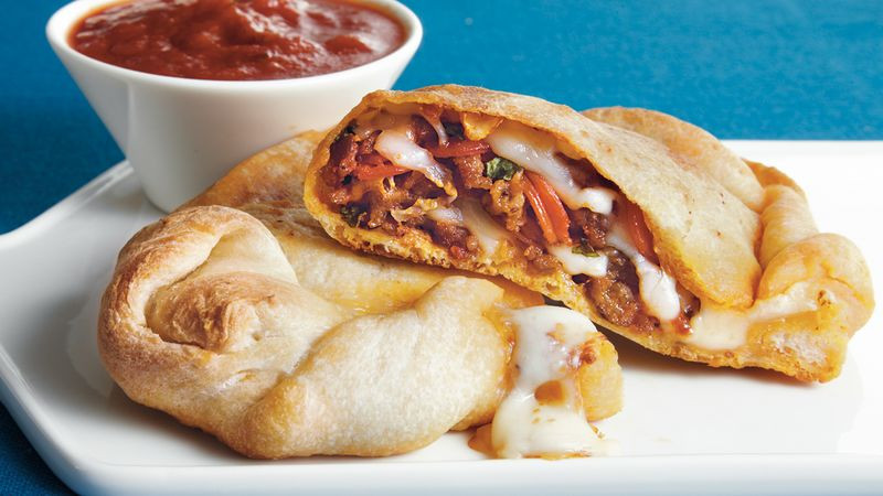 Calzone Recipe With Pizza Dough
 Loaded Calzones Recipe Pillsbury