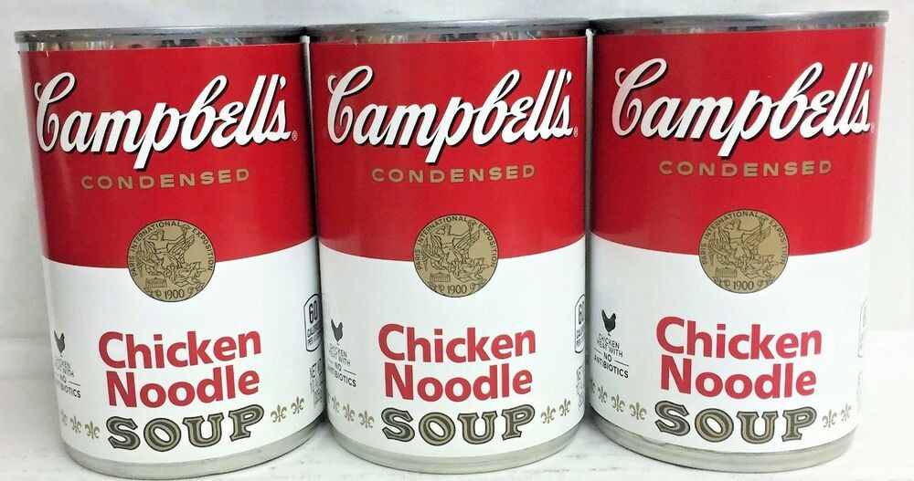 Campbell'S Chicken Noodle Soup
 Campbell s Condensed Chicken Noodle Soup 10 75 oz 3 Cans