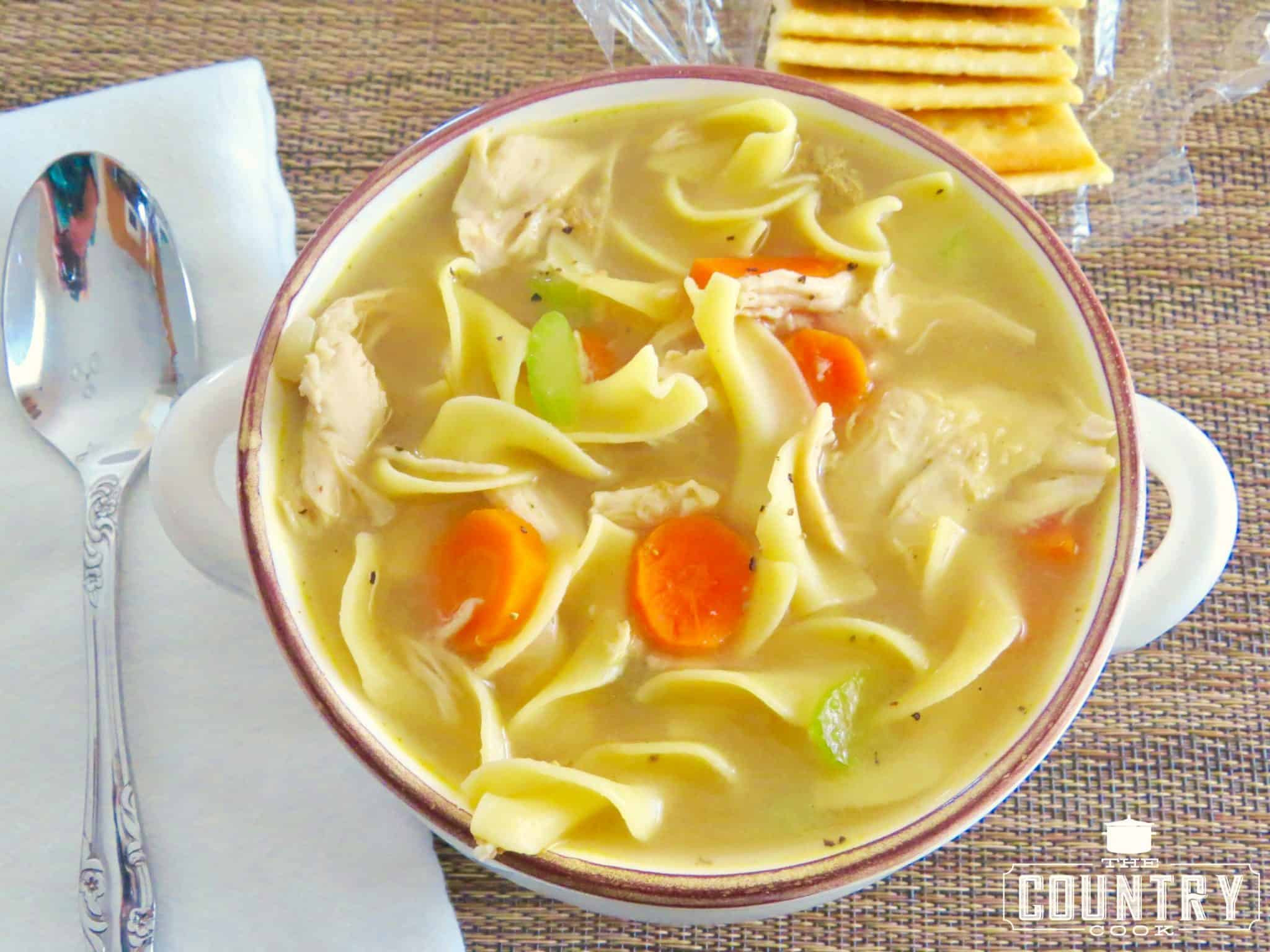 Campbell'S Chicken Noodle Soup
 e Pot Chicken Noodle Soup The Country Cook