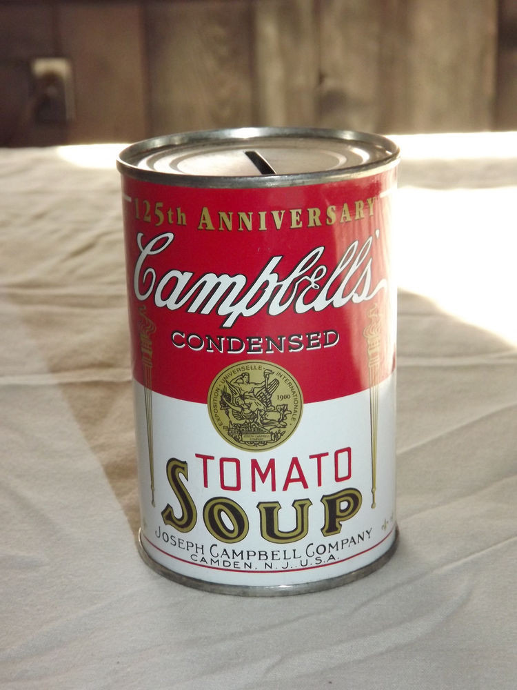 Campbell'S Tomato Soup Nutrition
 VINTAGE CAMPBELL S TOMATO SOUP 125TH ANNIVERSARY CAN TIN