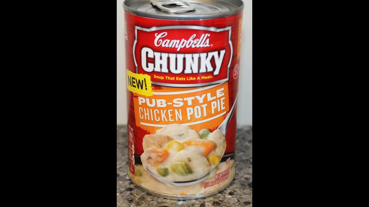 Campbells Chicken Pot Pie
 Campbell s Chunky Soup Pub Style Chicken Pot Pie Review