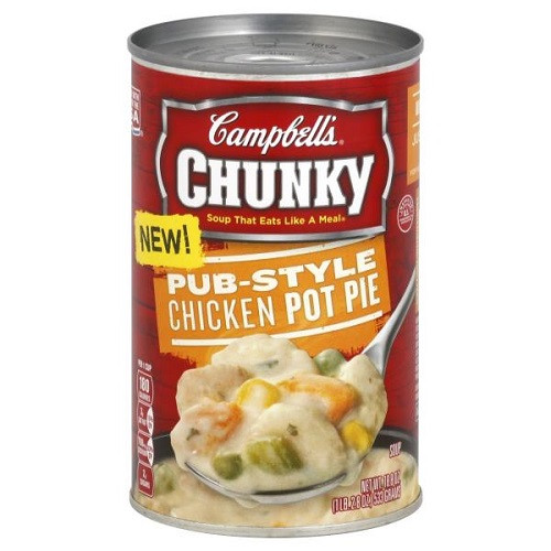 Campbells Chicken Pot Pie
 Campbells Chunky Soup Pub Style Chicken Pot Pie 18 8 oz can