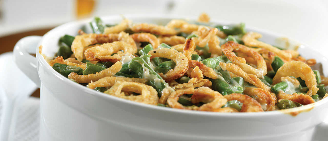 Campbells Green Bean Casserole
 Putting a twist on tradition with Thanksgiving star Green