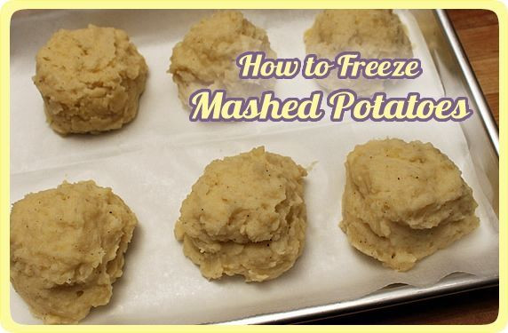 Can I Freeze Mashed Potatoes
 Riches to Rags by Dori How to Freeze Mashed Potatoes