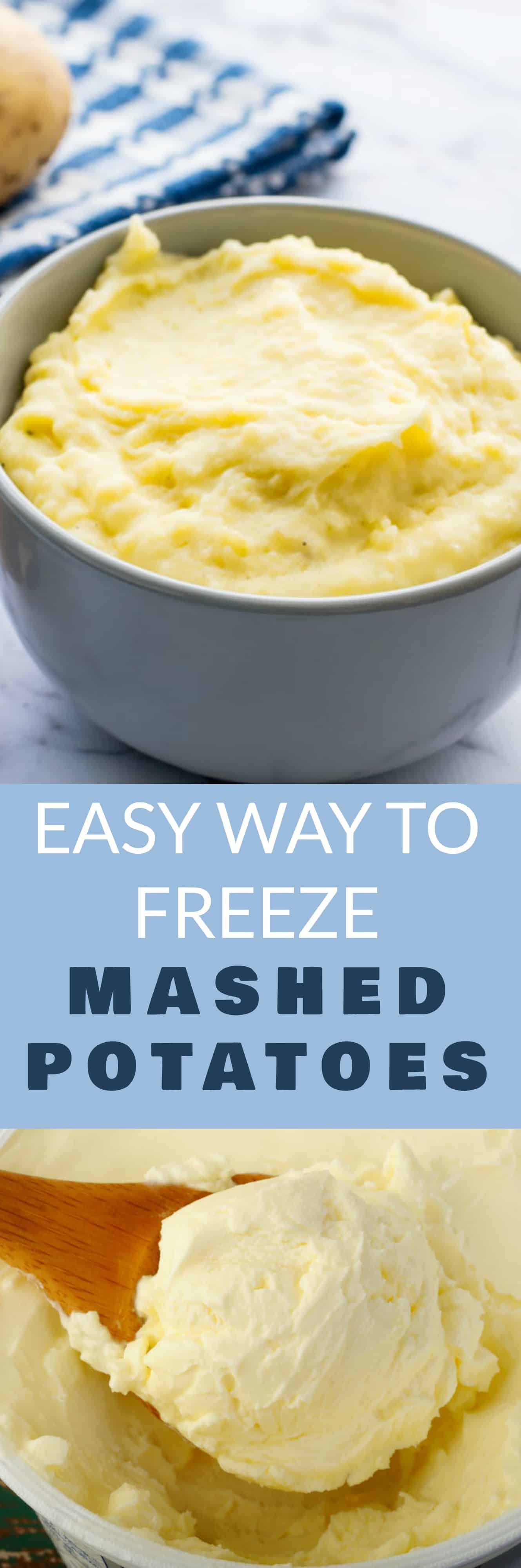 Can Mashed Potatoes Be Frozen
 Easy Way to Freeze Mashed Potatoes Brooklyn Farm Girl