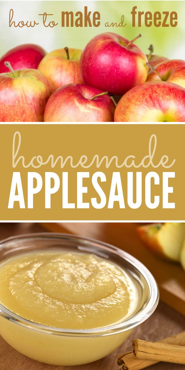 Can You Freeze Applesauce
 can you freeze applesauce for babies