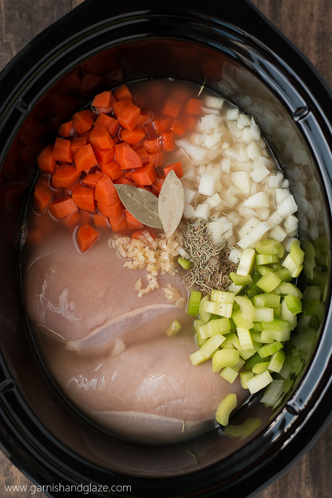 Can You Freeze Chicken Noodle Soup
 Slow Cooker Creamy Chicken Noodle Soup Garnish & Glaze