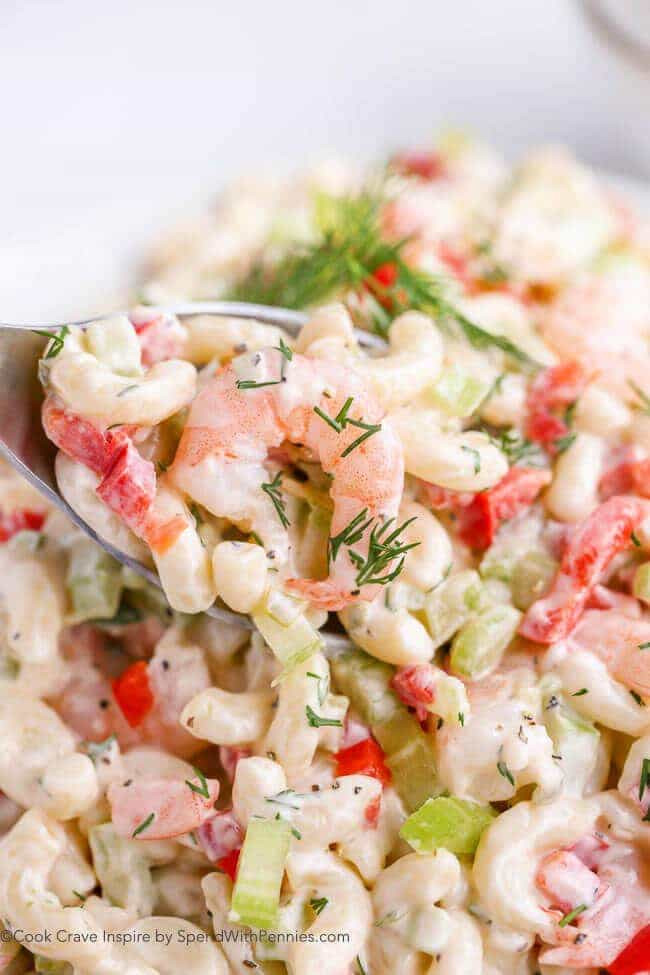 Can You Freeze Macaroni Salad
 Shrimp Pasta Salad Spend With Pennies