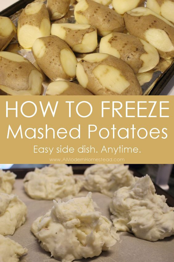 Can You Freeze Mashed Potatoes
 Mashed Potatoes You Can FREEZE Recipe