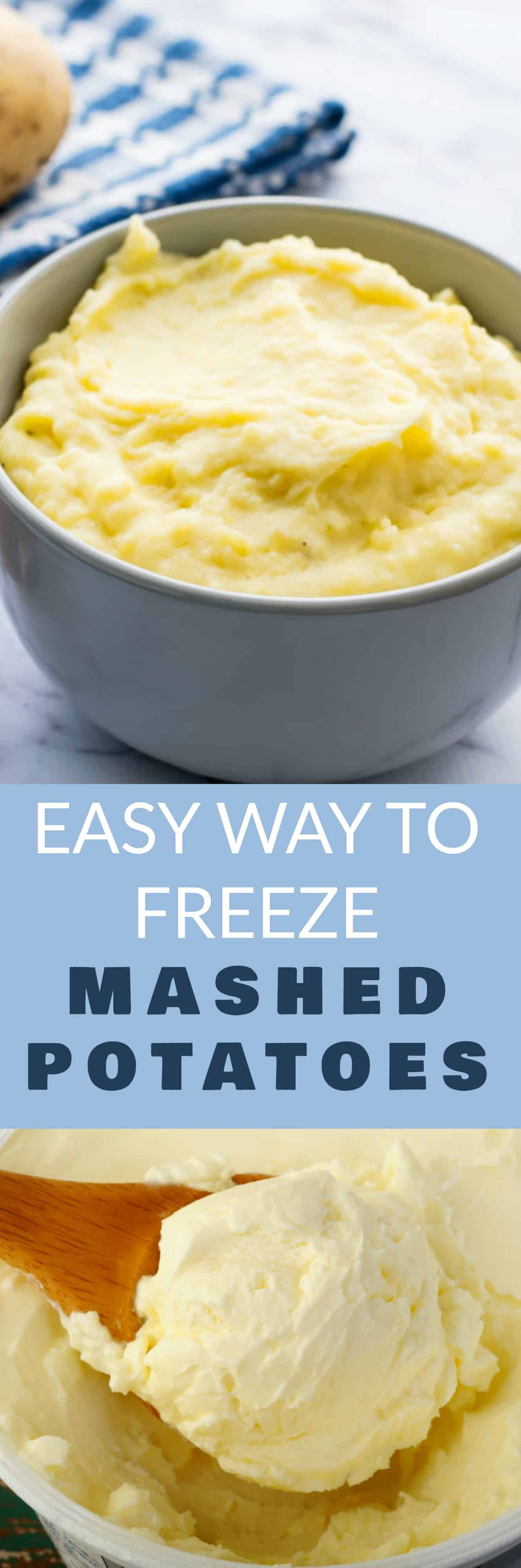 Can You Freeze Mashed Potatoes
 Easy Way to Freeze Mashed Potatoes Brooklyn Farm Girl