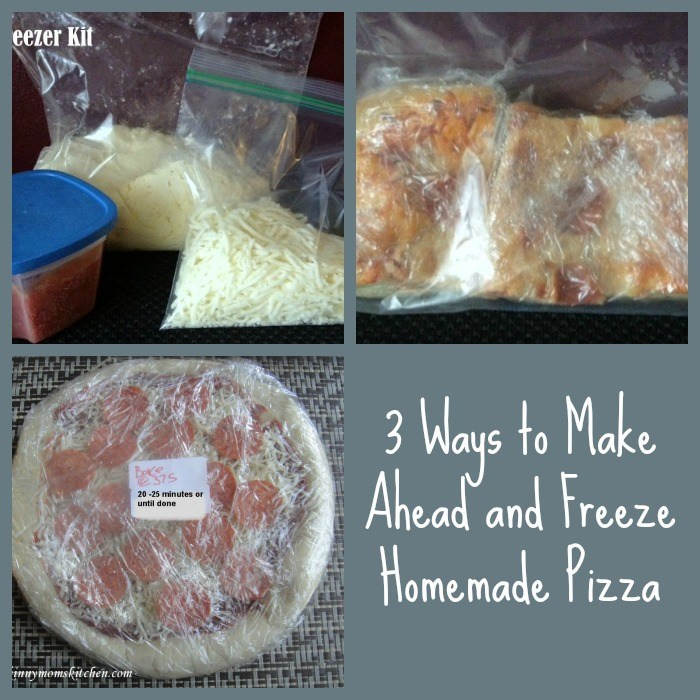 Can You Freeze Pizza Dough
 3 Ways to Make Ahead and Freeze Homemade Pizza Organize