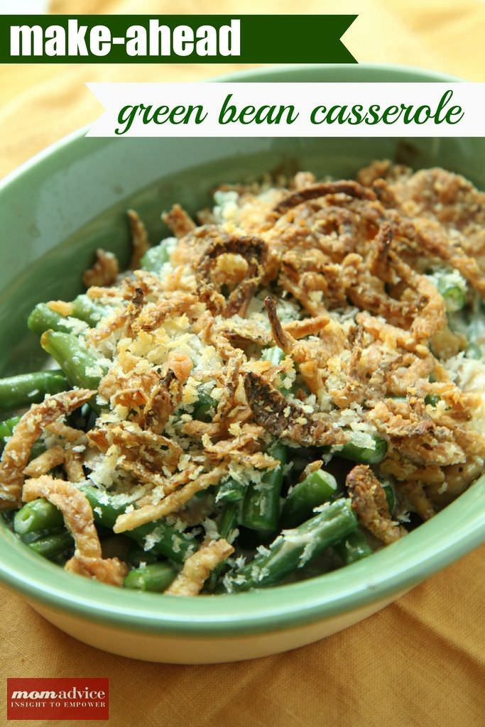 Can You Make Green Bean Casserole Ahead Of Time
 Make Ahead Thanksgiving Recipes The Busy Bud er