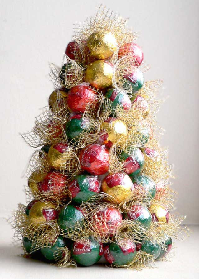 Candy Christmas Tree
 21 Creative Christmas Craft Ideas for The Family