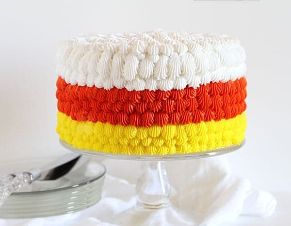 Candy Corn Cake
 Candy Corn Cake cake decorating tutorial