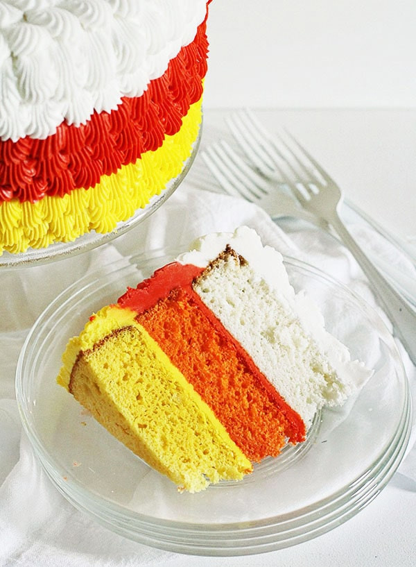 Candy Corn Cake
 Candy Corn Cake cake decorating tutorial