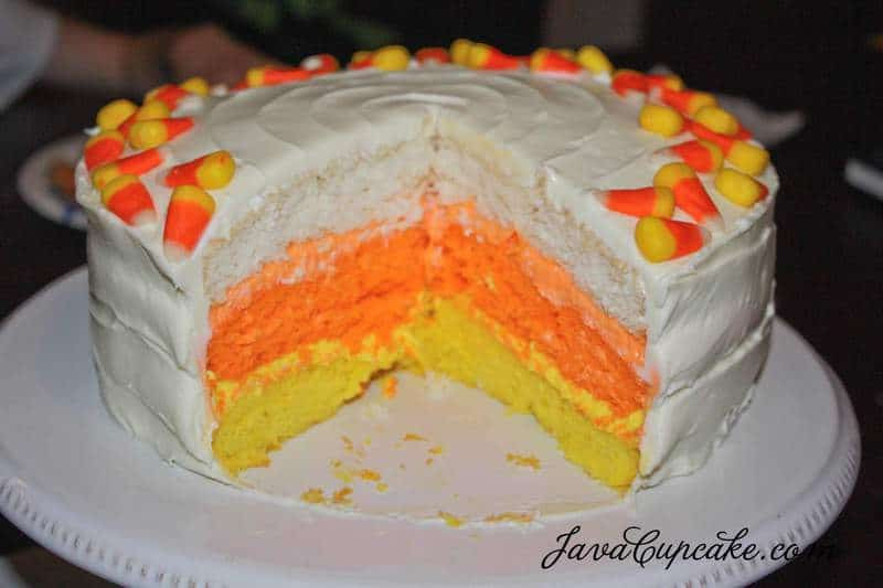 Candy Corn Cake
 Candy Corn Cake JavaCupcake