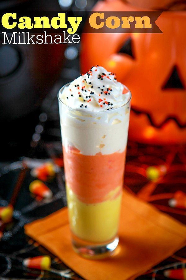 Candy Corn Ingredients
 Candy Corn Milkshake Recipe