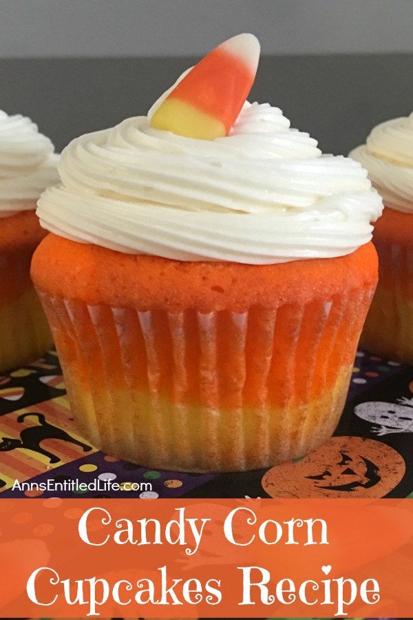 Candy Corn Ingredients
 Candy Corn Cupcakes Recipe