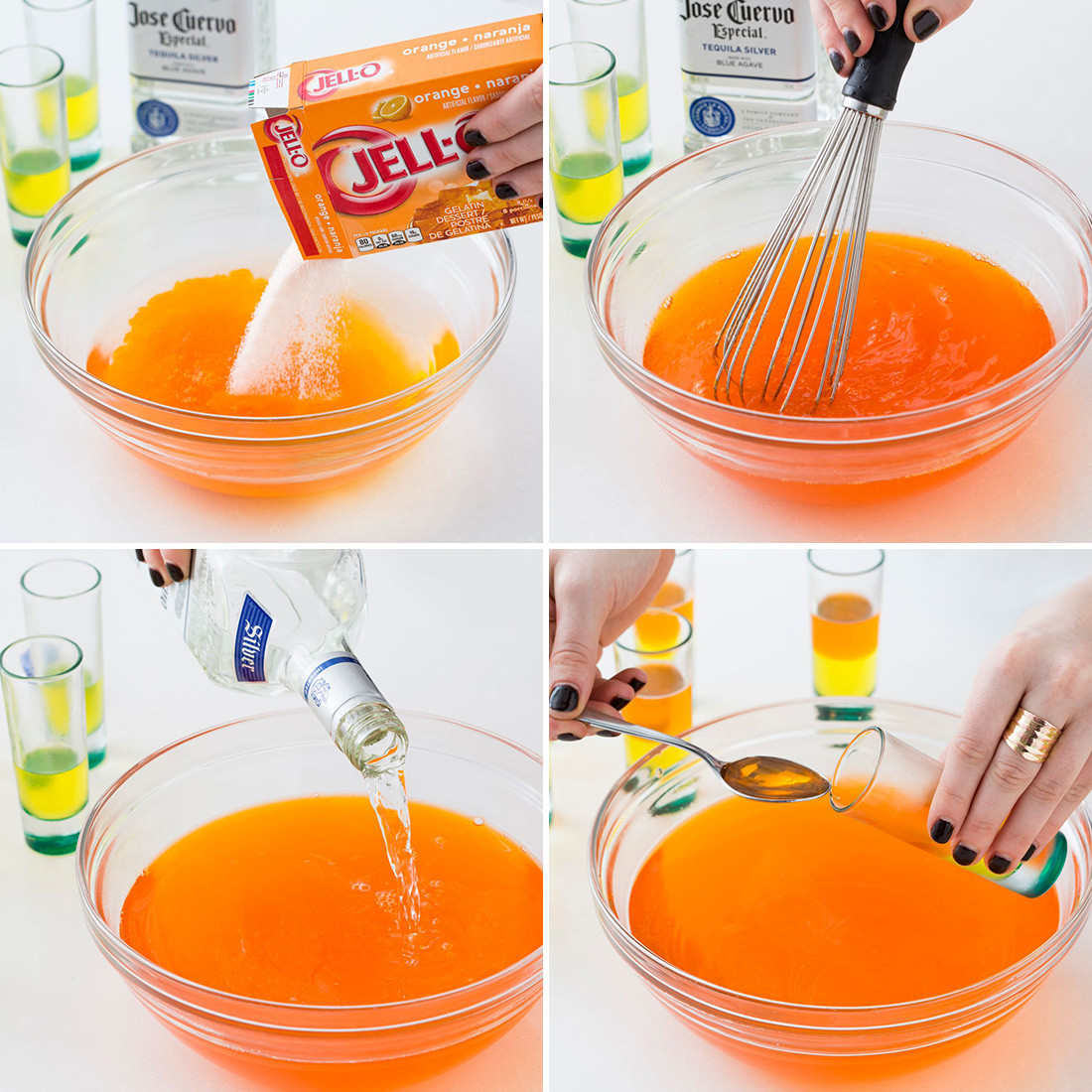 Candy Corn Jello Shots
 Party This Halloween With Candy Corn Jello Shots