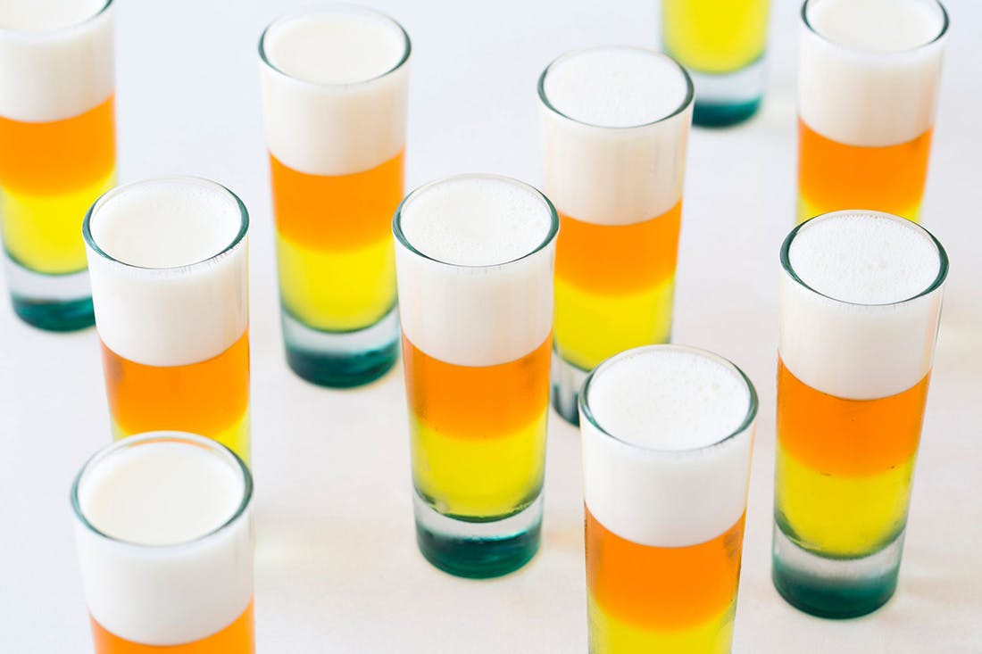 Candy Corn Jello Shots
 Party This Halloween With Candy Corn Jello Shots