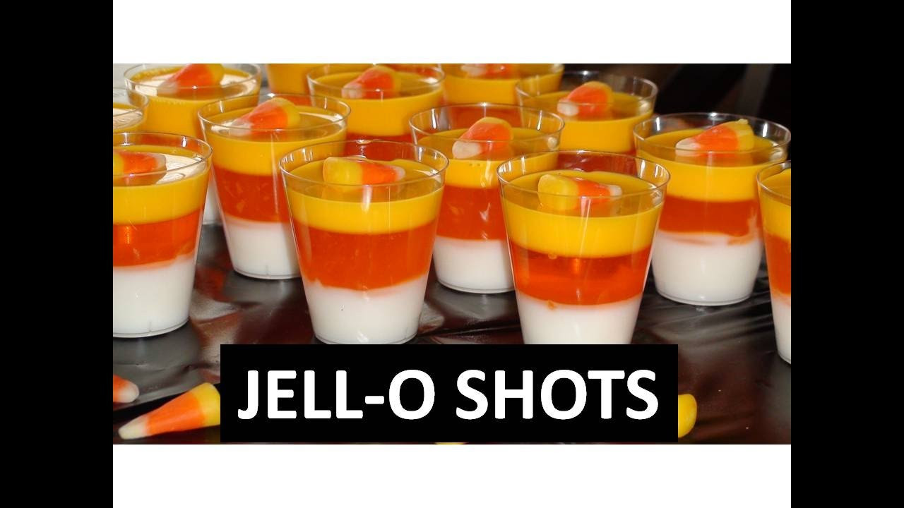 Candy Corn Jello Shots
 How To Make Candy Corn Jello Shots