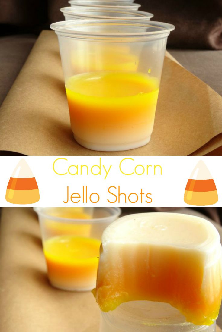 Candy Corn Jello Shots
 Candy Corn Jello Shots Recipe throwing a Halloween party