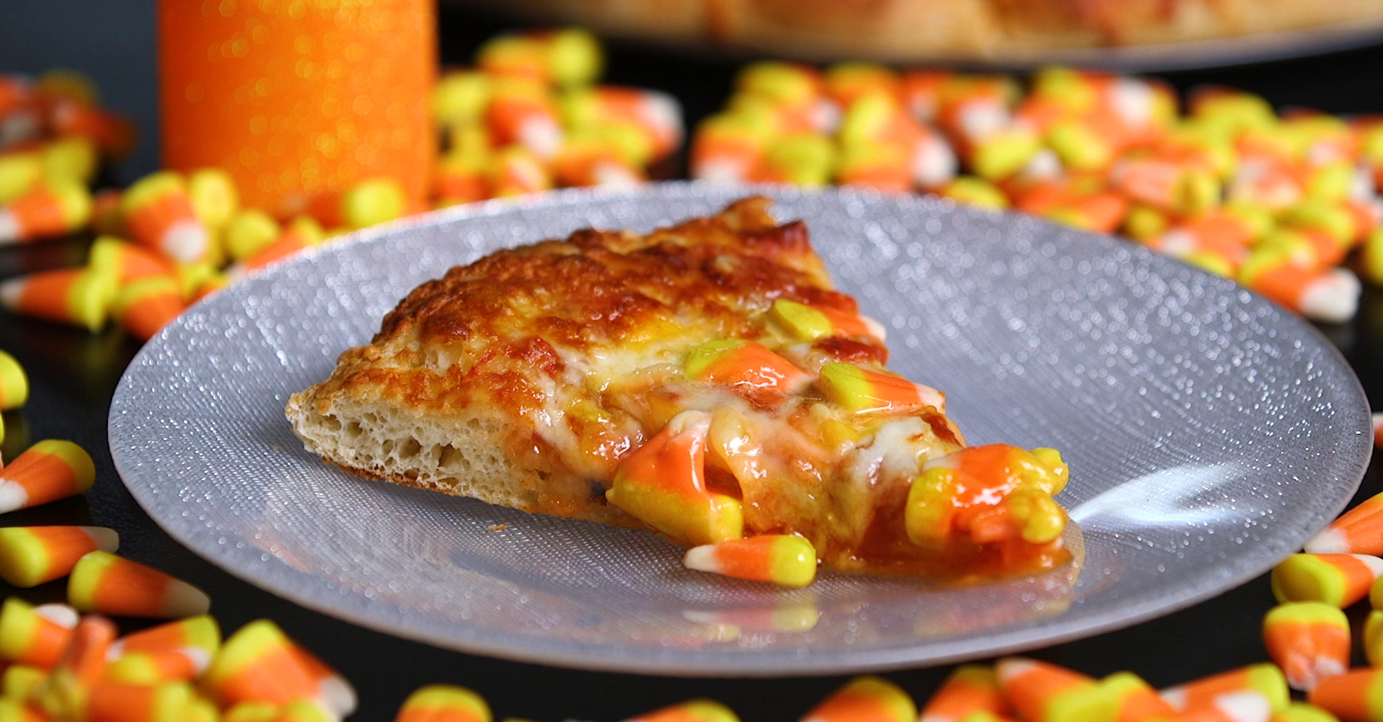 Candy Corn Pizza
 If You Can t Get Enough of Pumpkin Spice This Fall This