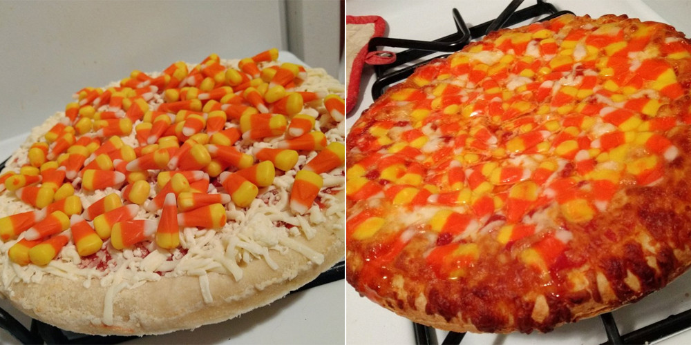 Candy Corn Pizza
 Twitter Freaks Out Over Candy Corn Pizza