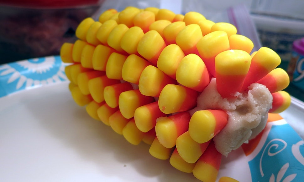 Candy Corn Stacked
 Candy Corn The Cob Will Blow Your Mind So Happy Halloween