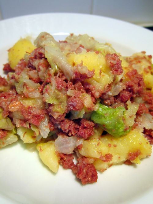 Canned Corned Beef And Cabbage
 Bubble and Squeak Fried Cabbage Potatoes and Corned