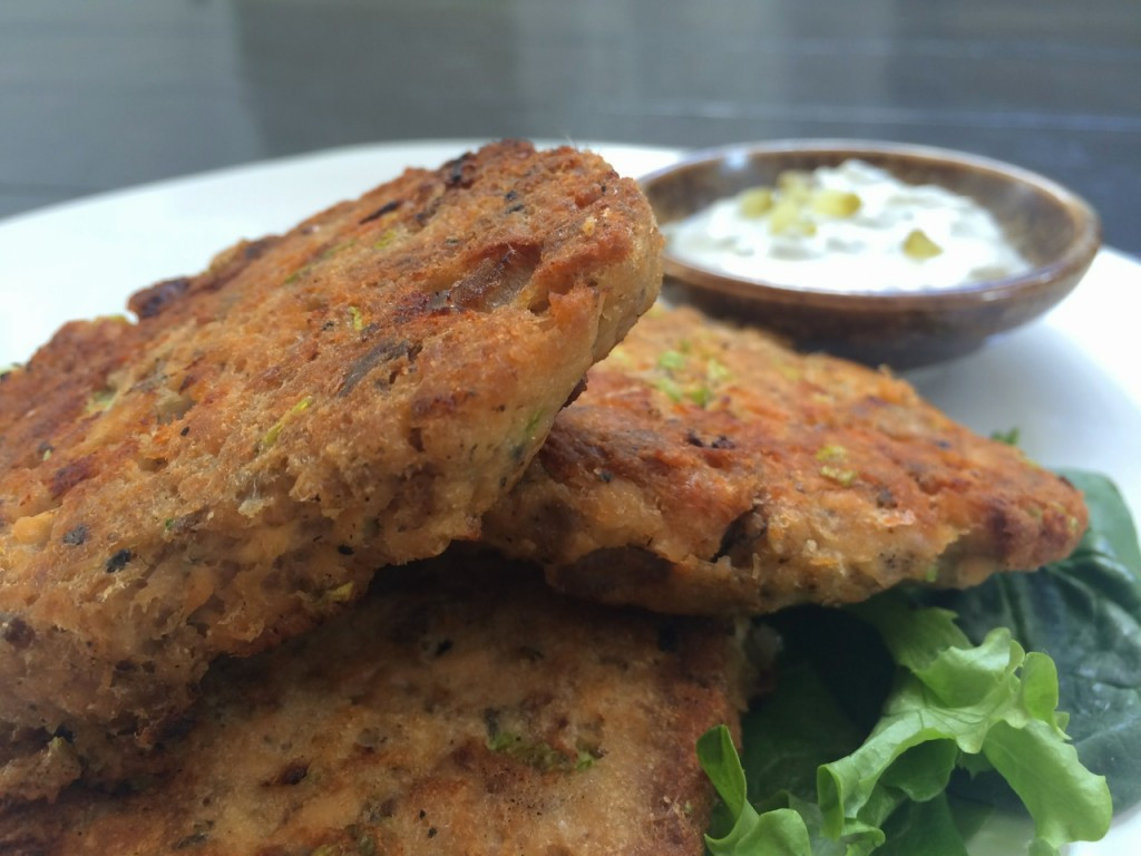 Canned Salmon Patties
 Simple Salmon Patties with Dill Pickle Sauce Whole Fed