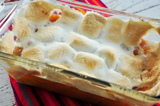 Canned Sweet Potato Casserole With Marshmallows
 easy sweet potato casserole using canned sweet potatoes