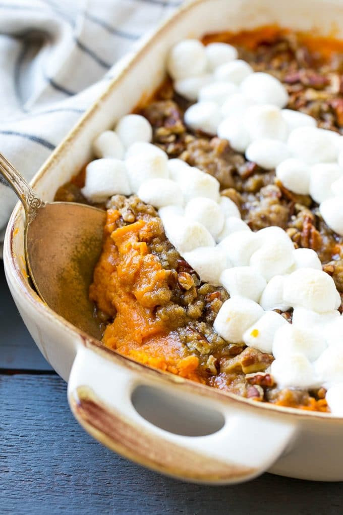 Canned Sweet Potato Casserole With Marshmallows
 Sweet Potato Casserole with Marshmallows Dinner at the Zoo