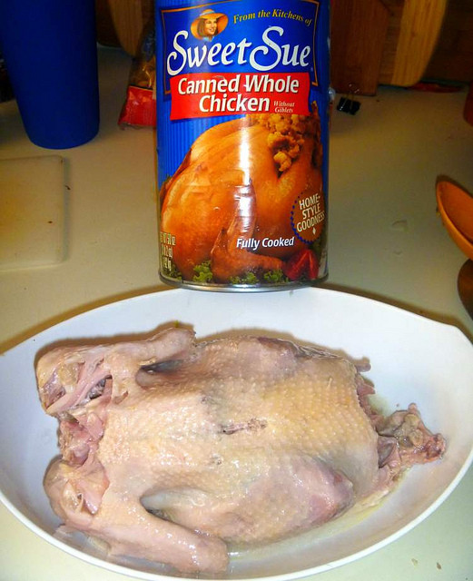 Canned Whole Chicken
 Canned Whole Chicken