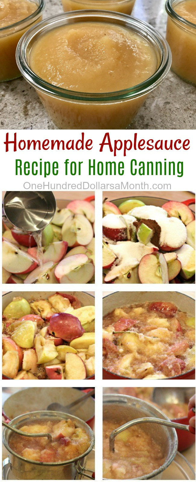 Canning Applesauce Recipe
 Canning 101 How to Make Homemade Applesauce e