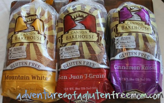 Canyon Bakehouse Gluten Free Bread
 Canyon Bakehouse Review and Giveaway
