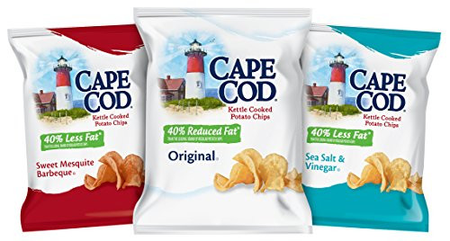 Cape Cod Potato Chips
 Cape Cod Kettle Seaside Sampler Potato Chips Pack of 24