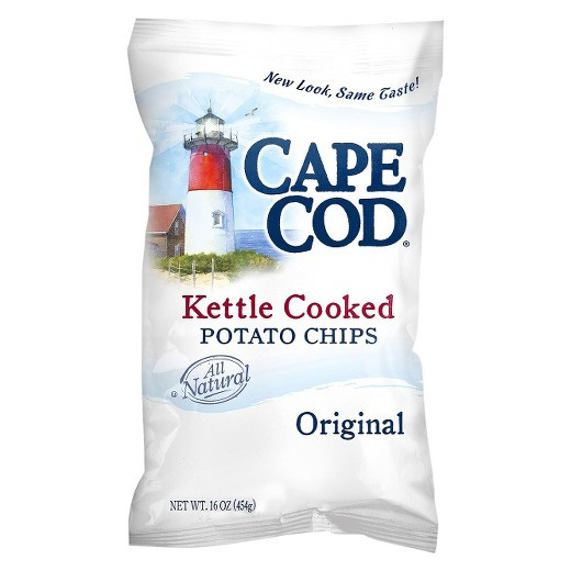 Cape Cod Potato Chips
 Cape Cod Kettle Cooked Potato Chips Original 16 oz Tar